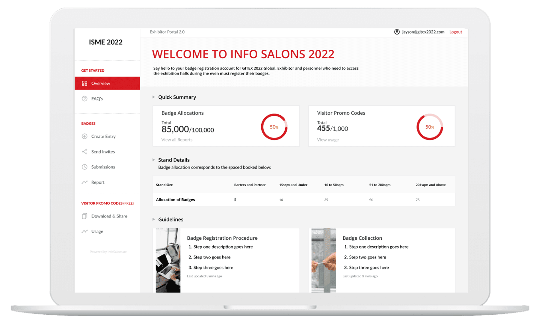 Exhibitor Registration Portal